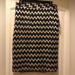 Sunny Leigh Black/Gold Multi Skirt